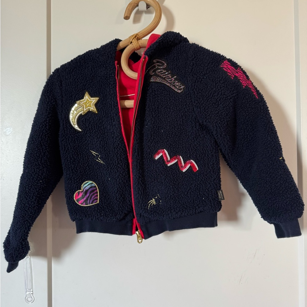 Little Marc Jacobs Girls Patch Hooded Jacket